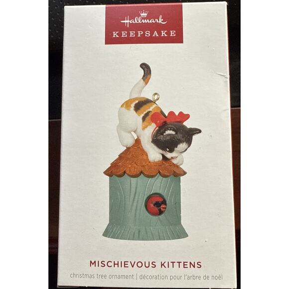 NEW Hallmark Keepsake Ornament 2024 ~ Mischievous Kittens - Picture 1 of 5